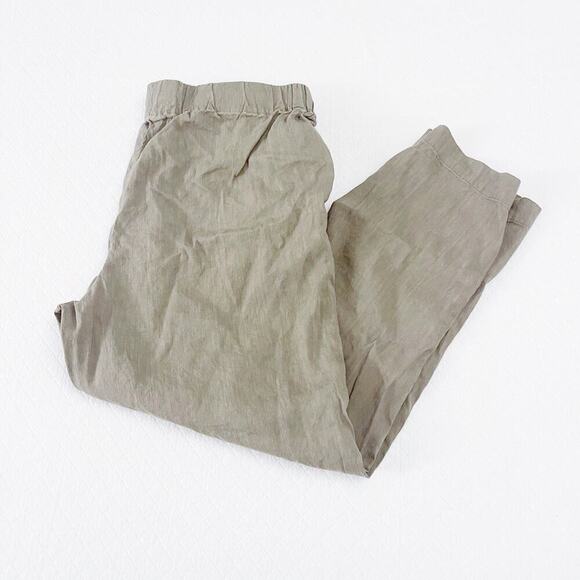Babaton Olive Drawstring Jogger Casual Khaki Green Pants SZ M - Picture 3 of 6